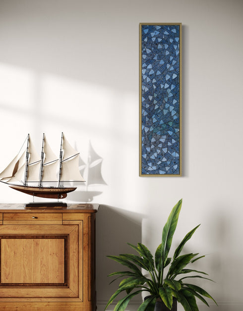 Fish Stick Sardines | Framed Giclee Print on Canvas